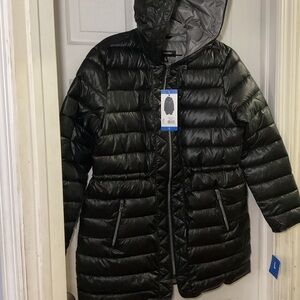 Kenneth Cole Black Puffer Jacket